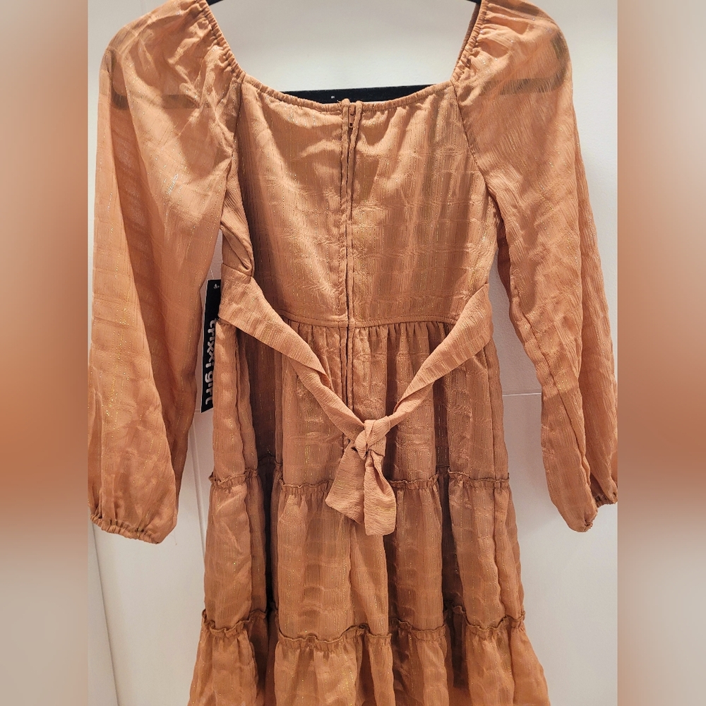 Trixxi Girl Tan Dress - Picture 3 of 6
